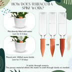Dandat 32 Pcs 34oz Plant Watering Devices Self Watering Spikes and Bottles - Image 3