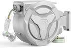 Etoolab Retractable Garden Hose Reel 100ft x 1/2 in with 10 Spray Nozzle by ETOOLAB