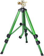 Tripod Sprinkler on Stand, Heavy Duty Impact Lawn Sprinkler 360° Coverage, Large Area Irrigation for Garden & Yard, Adjustable 16"-37" Height, Tripod Sprinkler System — 1-Pack CWS105201 by Cheerwater