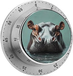 Hippo from Water Funny Timer 60 Minute Mechanical Clock Management Timers for Kitchen Work Training by Unknown