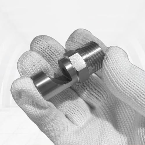 304 Stainless Steel Cleaning Nozzle Wide Angle Fan Nozzle High Pressure Cleaning Nozzle Flood Jet Flat Fan Nozzle 1/8, 1/4, 3/8, 1/2 inch BSP 3/4 Wide Angle Fan Nozzle （Hole Diameter 11.1mm） 5pcs - Image 5
