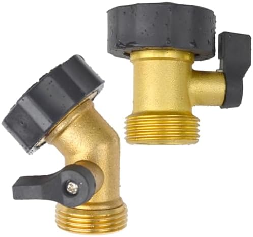 Garden Hose Splitter Heavy Duty Connector Brass Hose Adapter Splitter Water Hose Splitter Hose Spigot Connectors for Water Faucet & Spigot(4 Way USA) - Image 6