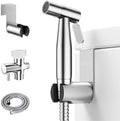 Arofa Handheld Bidet Sprayer, Bidet Attachment for Toilet, Brushed Nickel by AROFA