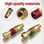 QDB10 Torch To Hose Quick Connect Fittings for Welding Torch, 9/16"B Thread - Image 5