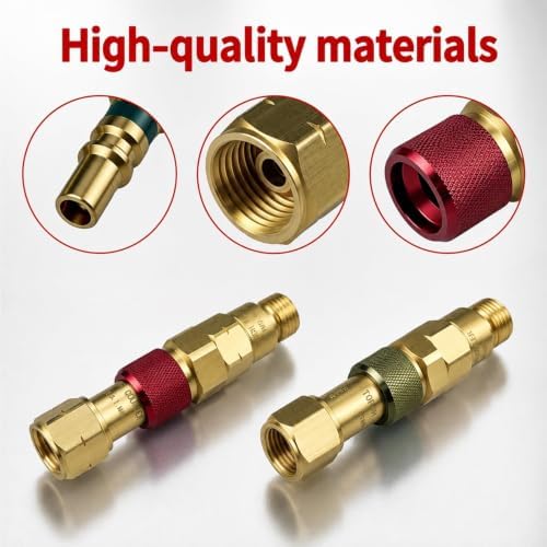 QDB10 Torch To Hose Quick Connect Fittings for Welding Torch, 9/16"B Thread - Image 5