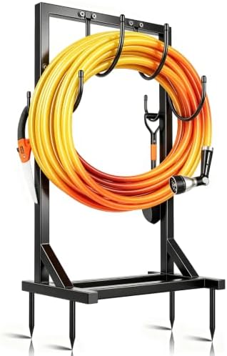 BOLITE Garden Hose Holder, Heavy Duty Freestanding Water Hose Holder, 150ft by Bolite