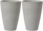 LA JOLIE MUSE Tall Outdoor Round Planter Set of 2, 20 Inch Large Flower Pot by LaJol%C3%ADeMuse