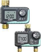 RAINPOINT 2 Zone Sprinkler Timer with 1 Zone Programmable Water Timer for Garden Hose with Rain Delay and Manual Watering Controller System for Yard Lawn Drip Irrigation by RainPoint