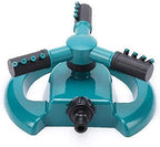 360 Degree Lawn Sprinkler Automatic Garden Water Sprinkler Plastic Blue Large Area Coverage Rotation Irrigation System Garden Watering Tool - Image 2