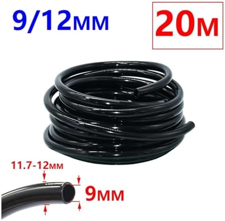 Garden supplies 4/7mm 8/11mm 9/12mm Hose Garden Watering 1/4 3/8" Flexible PVC Hose Micro Drip Irrigation Tubing Lawn Plants Greenhouse Pipe Garden hose(9I12 x 20m) - Image 2