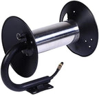 Pressure Washer Hose Reel, 164ft 4000 PSI Heavy Duty Manual Crank Reel with Connectors, Wall Mounted Alloy Steel for High Pressure Washer Hoses - Image 2