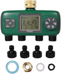 MOES 4 Zone Sprinkler Timer for Garden Hose,Brass Inlet Water Timer by MOES