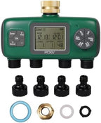 MOES 4 Zone Sprinkler Timer for Garden Hose,Brass Inlet Water Timer by MOES
