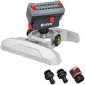Eden 94127 Metal Adjustable 4-Way Mini Turbo Oscillating Sprinkler W/Quick Connect Starter Set, 20 Nozzle, Covers up to 4,000 sq. ft. by EDEN