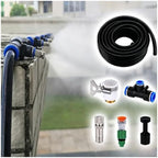 Drip Irrigation System for Raised Garden Bed, Adjustable Mist Nozzles Outdoor Plant Irrigation System, Leak-Proof & Easy Installation by ERRULAN