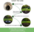 Smart Plant Watering Mat 24'' – Auto Tree Watering & Slow Release 30-Day Hydration | Vacation Plant Watering Device with Humidity Mat for Indoor Plants, Herbs & Small Trees (5 Mats/Pack) - Image 3