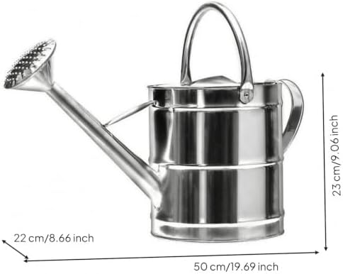 Stainless Steel Watering Can, 8 Liters - Image 6