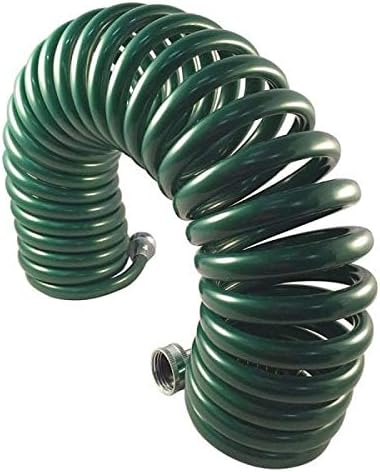 Flexon 1/2" x 25ft Coil Garden Hose – Compact, Kink-Resistant, Lightweight, Space-Saving Design, Durable and Weather-Resistant Watering Hose for Small Yards and Gardening - Image 3