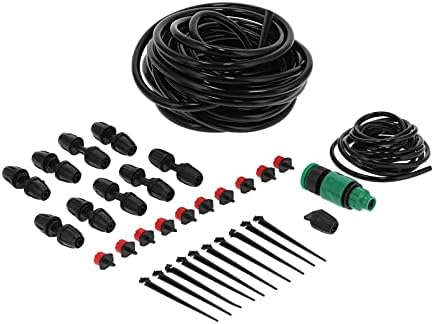 10m 8/11 Hose Adjustable Drippers Tee Kit Garden Automatic Watering Drip Irrigation System - Image 4