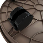 2 Pack 15.5" Brown Plant Caddy with Easy Moving Caster Wheels Round Movable Planter Dolly Trolley Tray Pallet Outdoor Indoor Tree Flower Stand Planter - Image 3