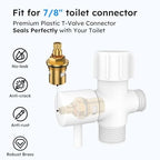 Arofa Handheld Bidet Sprayer, Bidet Attachment for Toilet, Matte White - Image 6
