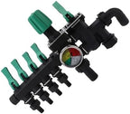 Omabeta Hose Splitter 4 Way Manifold for Garden Irrigation with Pressure Gauge Heavy Duty Anti Rust - Image 4
