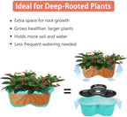 VECELO 5 Tier Vertical Garden Planter, Self Watering Stackable Planters with Wheels for Strawberries, Herbs, Flowers, Vegetables, Multicolor - Image 6