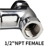 Self-Closing Heavy Duty Shower Valve with Pull Chain, Chrome - Image 2