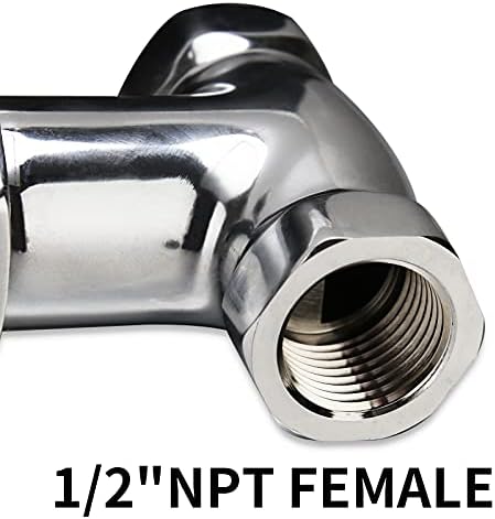 Self-Closing Heavy Duty Shower Valve with Pull Chain, Chrome - Image 2