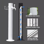 Outdoor Faucet Stainless Steel Garden Water Column Anti-Freeze, 50cm High for Villa Courtyard and Home Water Pipe - Image 5