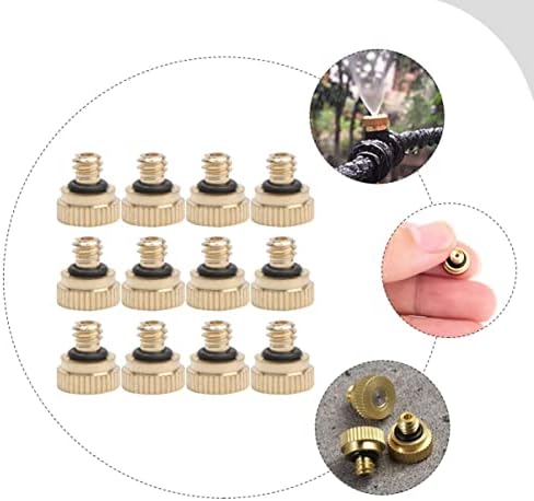 BESPORTBLE 48pcs Fan Misters for Cooling Outdoor Mist Nozzles Brass Material Hose Nozzle Sprayer - Image 6