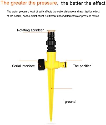360° Rotation Auto Irrigation System Garden Lawn Sprinkler Patio - Image 5