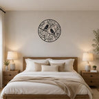 Birds On Branches Metal Wall Art as Adds Serene Natural Beauty with Shape - Image 4