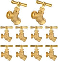 10Pack Seelink 1/2" FIP x 3/4" MHT No-Kink Heavy-Duty Hose Bibb Valve by Seelink