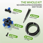 HIRALIY 100FT Drip Irrigation Kit for Raised Beds & Gardens - Image 5