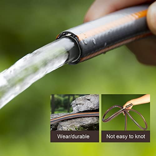 Garden Hose Reel 1/2 Inch Heavy Duty Hose, Outdoor Portable Stainless Steel Hose Storage Stand with Crank, Wall/Floor Mounted Water Pipe Car Roll Hose Holder, Patio Hoses Butler Rack Swivel Bracket - Image 7