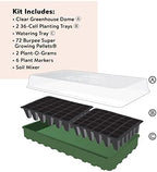 Burpee 72 Cell Seed Starting Kit with Greenhouse Dome and Coir Pellets - Image 5