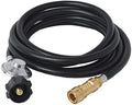 Flame King 12FT QCC/Type 1 Regulator Hose with 1/4" Quick-Connect Adapter for Heaters by FlameKing