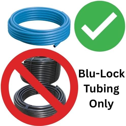 Hydro-Rain BL-436-005 - 1/2" Blu-Lock to 1/2" MPT Irrigation Fitting, Professional-Grade, High-Impact, UV-Resistant ABS Body (25) - Image 6