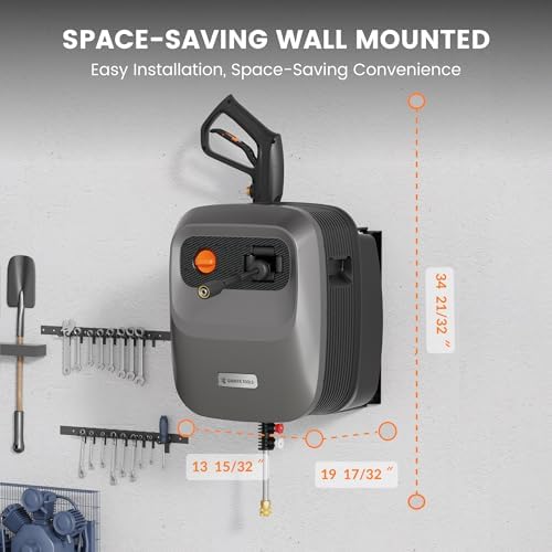 Giraffe Tools Grandfalls Pressure Washer G20B PRO, 2400 PSI 2.0 GPM and Garden Hose 100ft x 5/8",Customizable Rubber Hose,No Kink, Flexible - Image 4