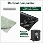 200 Gal Collapsible Rain Barrel with Spigot, Filter and Overflow Kit, Black - Image 4