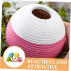 4pcs Plant Watering Globes Self Watering Stakes Red Soil Globe - Image 4