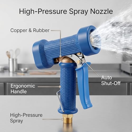 Pissente High Pressure Spray Nozzle G1/2in Male Thread for Kitchen - Image 2