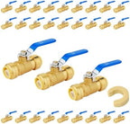 30PCS Foskan 3/4" Push Fit Ball Valves,1/4" Turn Shut-off Valves by Unknown