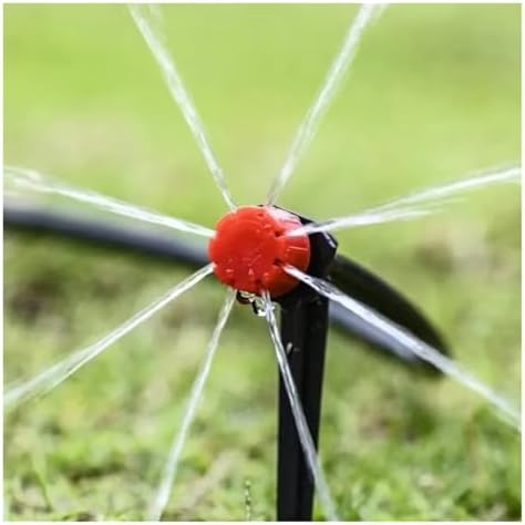 Garden supplies 50-800pcs Adjustable Irrigation Drippers Sprinklers 1/4'' Emitter Dripper Micro Drip Irrigation Sprinklers Nozzle(100 PCS) by Unknown