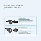 Tankbuddy Valve Plus, with Adjustable Weights for Efficient Drainage, Float Valve Double Water Level, High Flow Large Water Discharge (1.5'') - Image 4