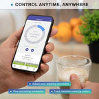 6 Zone Smart Sprinkler Controller with Local Weather Intelligence and Atmosphere Lights, Automated Watering and App Control WiFi Irrigation System, Save Water Through Rain Skip - Image 4