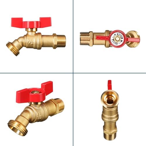 VIHOSE 15 Pack Male Hose Bib 1/2" MIP x 3/4" MHT, Red - Image 4