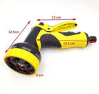 Garden Hose Nozzle, 10 Ways Adjustable Patterns, Thumb Control Hose Nozzle Sprayer, Heavy Duty Water Hose Sprayer for Hand Watering Plants and Lawn, Car Washing, Pa - Image 2