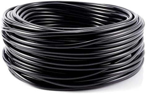 Micro Irrigation Tube 10-30M ID 4mm OD 7mm Black For Garden System by Unknown